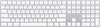 Apple Keyboard (2007) Num Pad - Silver - QWERTY - English (US)